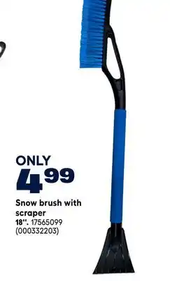 RONA Valu +, Snow brush with scraper 18'' offer