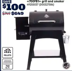 RONA 700FB1 grill and smoker offer
