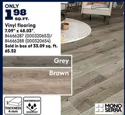 RONA MONO SERRA Vinyl flooring 7.09 x 48.03 offer