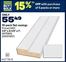 RONA 10-pack flat casings 1/2 x 2-1/2 x 7' offer
