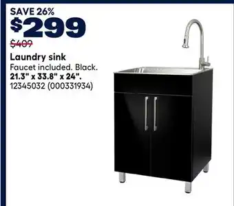 RONA Laundry sink offer