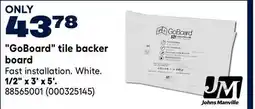 RONA GoBoard tile backer board offer