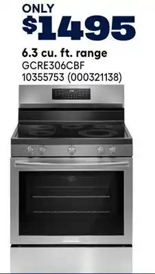 RONA Frigidaire 6.3 cu. ft. range offer