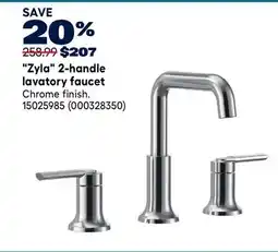 RONA MOEN Zyla 2-handle lavatory faucet offer