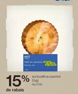 Avril Pâté au saumon offer