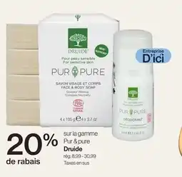 Avril Sur la gamme Pur & pure offer