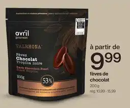 Avril Fèves de chocolat offer