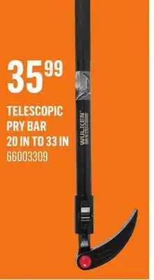 Canac Telescopic Pry Bar 20into33in offer