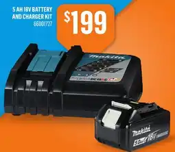 Canac 5Ah 18V Battery and Charger Kit offer
