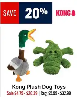 Ren’s Pets Depot Kong Plush Dog Toys offer