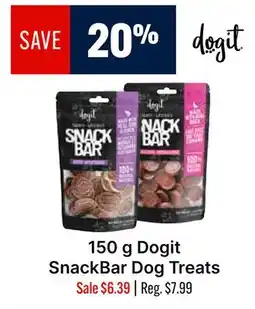Ren’s Pets Depot 150 g Dogit SnackBar Dog Treats offer
