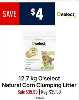 Ren’s Pets Depot 12.7 kg O'select Natural Corn Clumping Litter offer