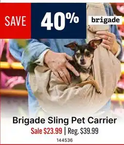 Ren’s Pets Depot Brigade Sling Pet Carrier offer
