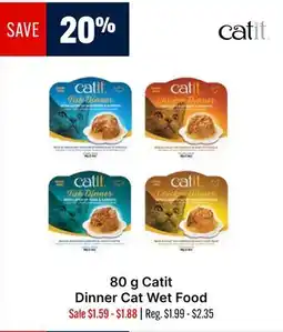 Ren’s Pets Depot 80 g Catit Dinner Cat Wet Food offer