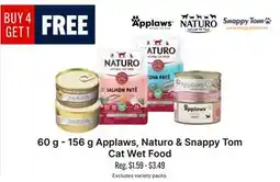 Ren’s Pets Depot 60 g - 156 g Applaws, Naturo & Snappy Tom Cat Wet Food offer