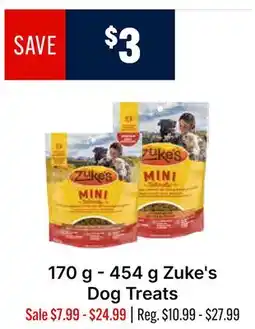 Ren’s Pets Depot 170 g - 454 g Zuke's Dog Treats offer
