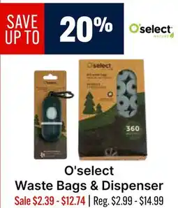 Ren’s Pets Depot O'select Waste Bags & Dispenser offer