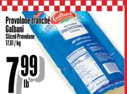 Bonanza Galbani Sliced Provolone offer
