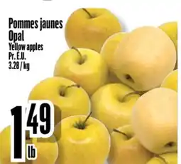 Bonanza Yellow apples offer