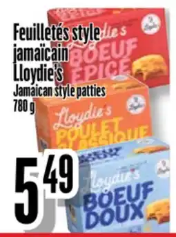 Bonanza Feuilletés style jamaïcain Lloydie's offer