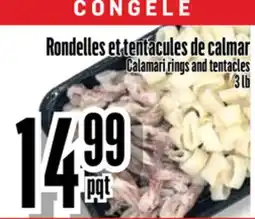 Bonanza Rondelles et tentacules de calmar offer