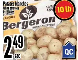 Bonanza Patates blanches offer