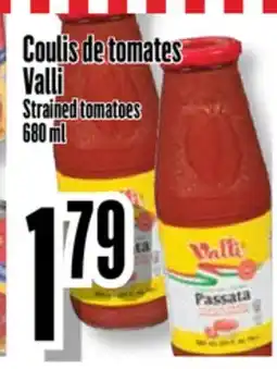 Bonanza Coulis de tomates Valli offer