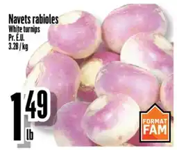 Bonanza White turnips offer