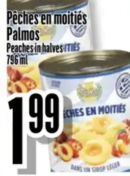 Bonanza Pêches en moitiés Palmos offer