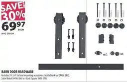 Co-op Barn door hardware offer