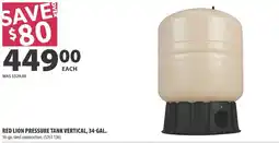 Co-op Red lion pressure tank vertical offer