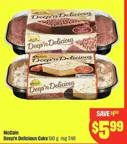 FreshCo McCain Deep'n Delicious Cake offer