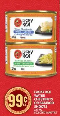 Food Basics Lucky Koi Water Chestnuts or Bamboo Shoots offer