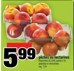 Super C pêches ou nectarines offer