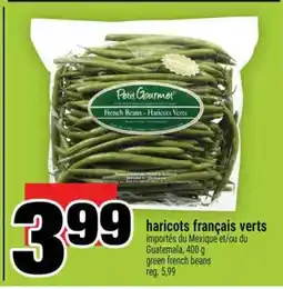 Super C haricots français verts offer