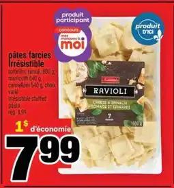 Super C PÂTES FARCIÈS IRRÉSISTIBLE offer