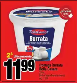 Super C FROMAGE BURRATA BELLA CASARA offer
