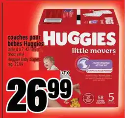 Super C Huggies Little Movers offer