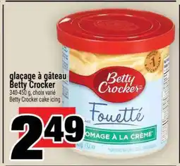 Super C GLAÇAGE À GÂTEAU BETTY CROCKER offer