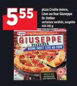 Maxi pizza Croûte mince, Lève-au-four Giuseppe offer