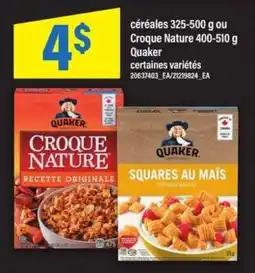 Maxi Quaker Céréales offer