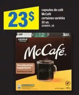 Maxi CAPSULES DE CAFÉ McCAFÉ offer