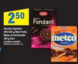 Maxi biscuits Suprême, Maxi Fruits, Meteo ou Normandie offer