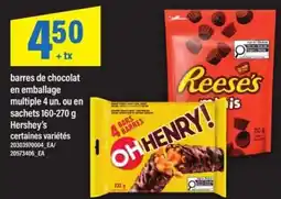 Maxi Hershey's barres de chocolat offer