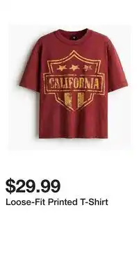 H&M Loose-Fit Printed T-Shirt offer