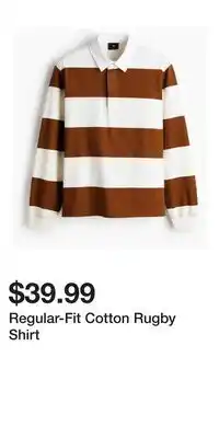 H&M Regular-Fit Cotton Rugby Shirt offer