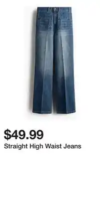 H&M Straight High Waist Jeans offer