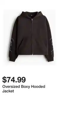 H&M Oversized Boxy Hooded Jacket offer