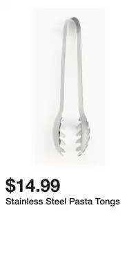 H&M Stainless Steel Pasta Tongs offer