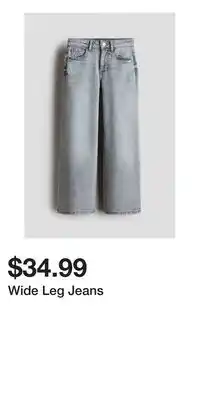 H&M Wide Leg Jeans offer
